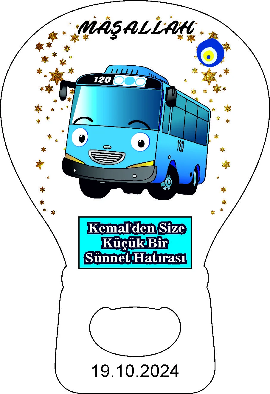 Sünnet (Otobüs) Temalı Balon Açacak Magneti