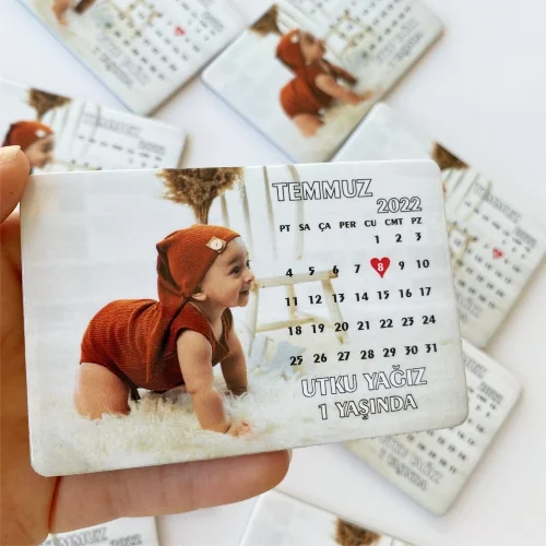 Takvim Tasarımlı Doğum Günü Magnet